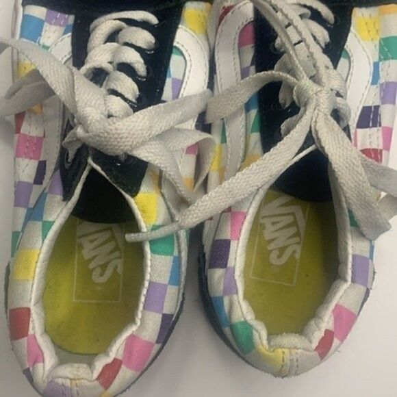Rainbow Check Vans Sneakers - Picture 5 of 6
